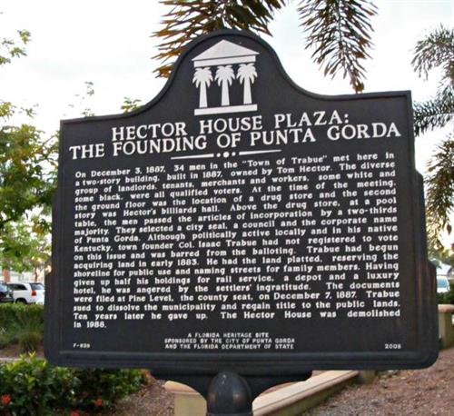 Hector House played an important role in the Punta Gorda's History 