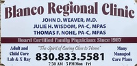 Blanco Regional Clinic, P.A.