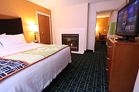 The Executive Suite offers a firplace and whirlpool tub. Just right for that special get away!