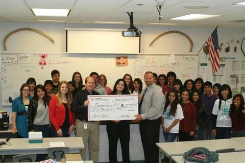State Farm Good Neighbor Grant to the deserving kids at PVHS! 