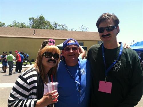 Tracy, Billy and Jason - Mustache's for Worker Appreciation Day