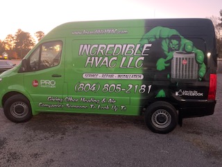 Incredible HVAC Van prepared and ready to go!