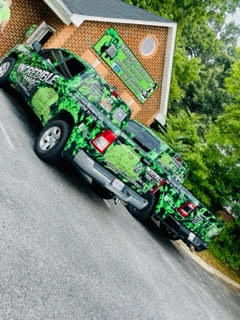 Incredible Trucks parked outside Incredible Office on the Boulevard in Colonial Heights
