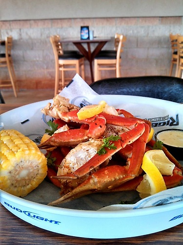 Quality Snow Crab Legs are only $19.95 for 2.5 lbs. and a side of your choice