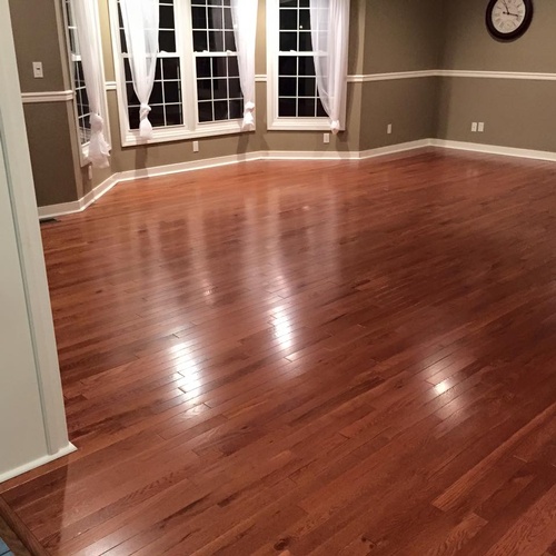 LOVE this newly installed floor!