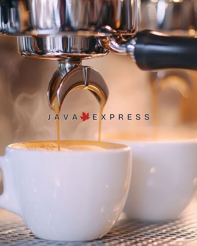 Breakfast plates, lunch bites, and drinks made to order. Java Express.