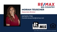 MoriahTeuscher, Associate Broker Re/Max Big Country 