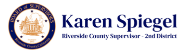 Riverside County Supervisor, Second District - Karen Spiegel