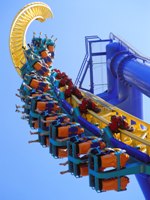 Steel Venom; you will be rocked, rolled and launched into 360-degree spirals.
