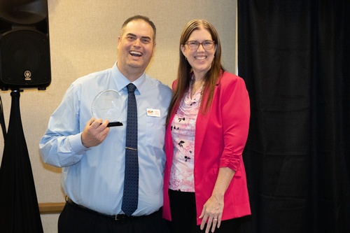 Chair Board, Josh Merry, and CEO, Kathleen Fariss