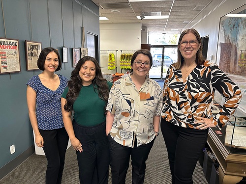 Chamber Team (right to left): Annisa Herrero, Natalia Estrada, Shannon Soran, and Kathleen Fariss 