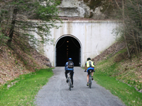 Biking the Great Allegheny Passage and surrounding trails are a favorite past-time of Lodge guests.