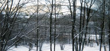 View of Wisp from Back Deck.  (Winter of 2011)