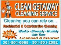 Clean Getaway Cleaning Service