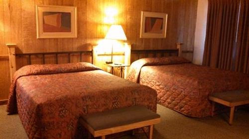 cabin room with two queen beds