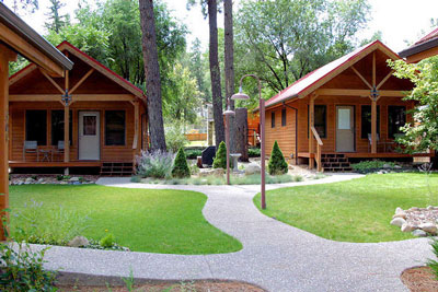 Cabin Courtyard
