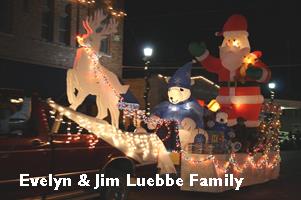 Float in Christmas Parade