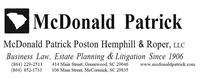 McDonald Patrick Poston Hemphill & Roper, LLC