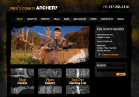 Pike County Archery's website by Poole Communications.