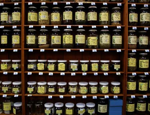 The Peninsula's largest selection of bulk herbs and spices. (Photo courtesy R. Moses)