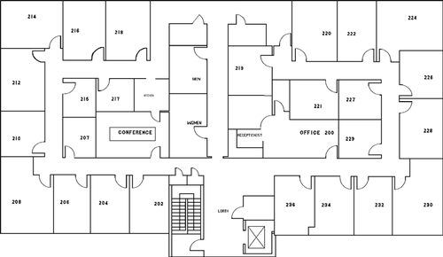 Floor Plan - Suburban Executive Suites