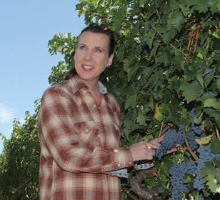 Winemaker and store owner Gina Gallo loves what she does