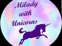 Milady with Unicorns