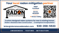 Sierra Nevada Radon LLC