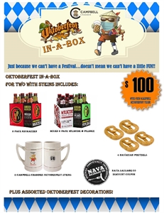 Picture of Oktoberfest in a Box for 2, with Steins