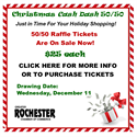 Picture of 2024 Christmas Cash Dash 50/50 Raffle Ticket