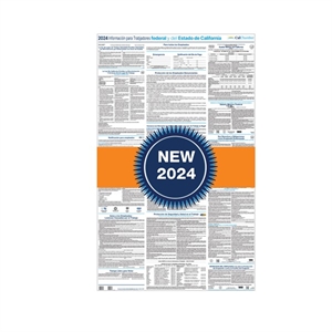 Picture of 2024 CA and Federal Employment Poster: Laminated - Spanish