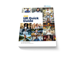 Picture of 2026 HR Quick Guide for California Employers 