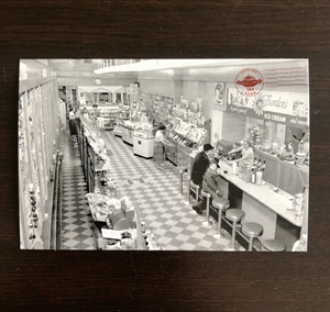 Picture of Stricklers Drug Store Postcard