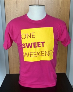 Picture of Kids One Sweet Weekend T-Shirt - Pink