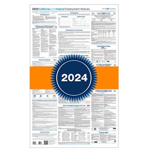 Picture of 2024 California and Federal Employment Laminated Poster