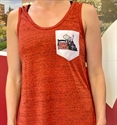 Picture of Red Pocket Tank - Women's
