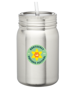 Picture of Official Nantucket Daffodil Festival Mason Jar Tumbler