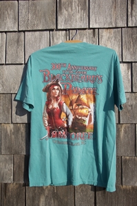 Picture of 2018 Ocracoke Blackbeard Pirate Jamboree T-Shirt - Female Pirate