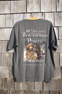 Picture of 2018 Ocracoke Blackbeard Pirate Jamboree T-Shirt - Male Pirate