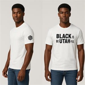 Picture of BLACK IS BE-UTAH-FUL T-SHIRTS