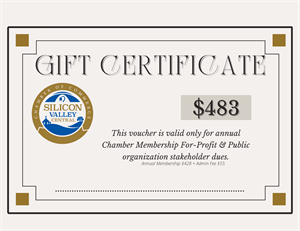 Picture of Gift Certificate For-Profit and Public