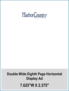 Picture of DOUBLE 1/8 - HORIZONTAL DISPLAY AD 