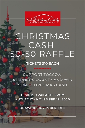 Picture of Christmas Cash 50-50 Raffle Ticket