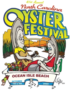 Picture of 2022 NC Oyster Festival Long Sleeve Shirt