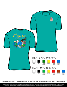 Picture of 2024 NC Oyster Festival Short Sleeve T-Shirt