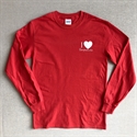 Picture of Long Sleeve Red Tee with Small Heart