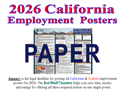 Picture of 2026 Employment Posters Paper/Non-Laminated