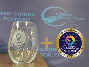 Picture of Creating Vision COMBO – Challenge Coin + Wine Goblet
