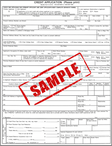 Picture of 42 CREDIT APPLICATION (PURCHASER STATEMENT)