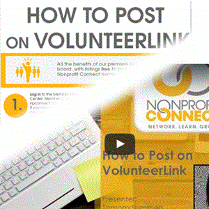 Picture of How to Post on VolunteerLink
